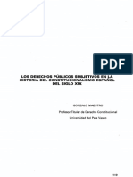 MAESTRO BUELGA, Gonzalo (1996) Derechos Subjetivos Constitucionalismo Español XIX PDF