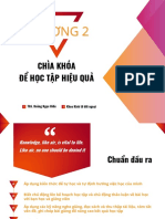 CHƯƠNG 2 - CHÌA KHÓA ĐỂ HỌC TẬP HIỆU QUẢ PDF