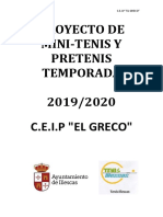 Proyecto Tenis AMPA EL GRECO