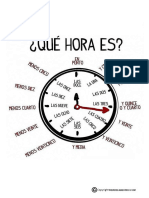 Ejercicios para Aprender La Hora