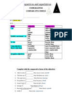 Comparatives and Superlatives Explanation Examples