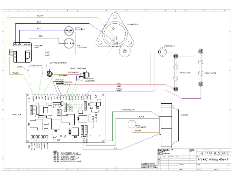 10 Hvac Assembly 12vdc and 110vac Rev F Schematic PDF