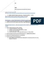 ENV 3205 SPSS Worksheet - Guidelines and Instructions