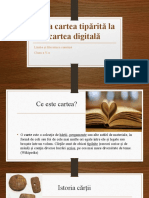 De La Cartea Tiparita La Cartea Digitala