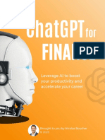 ChatGPT For Finance PDF