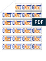 GNEXT STICKERS