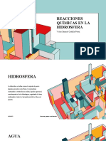 Reacciones Químicas en La Hidrosfera