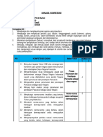 Analisis Kompetensi Kelas 7 Semester Ganjil