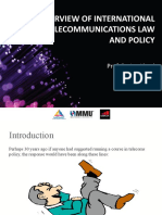 1 - Overview of International Telecommunications Law and Policy