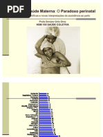 Gênero e saúde materna - evidência científicas e o paradoxo perinatal