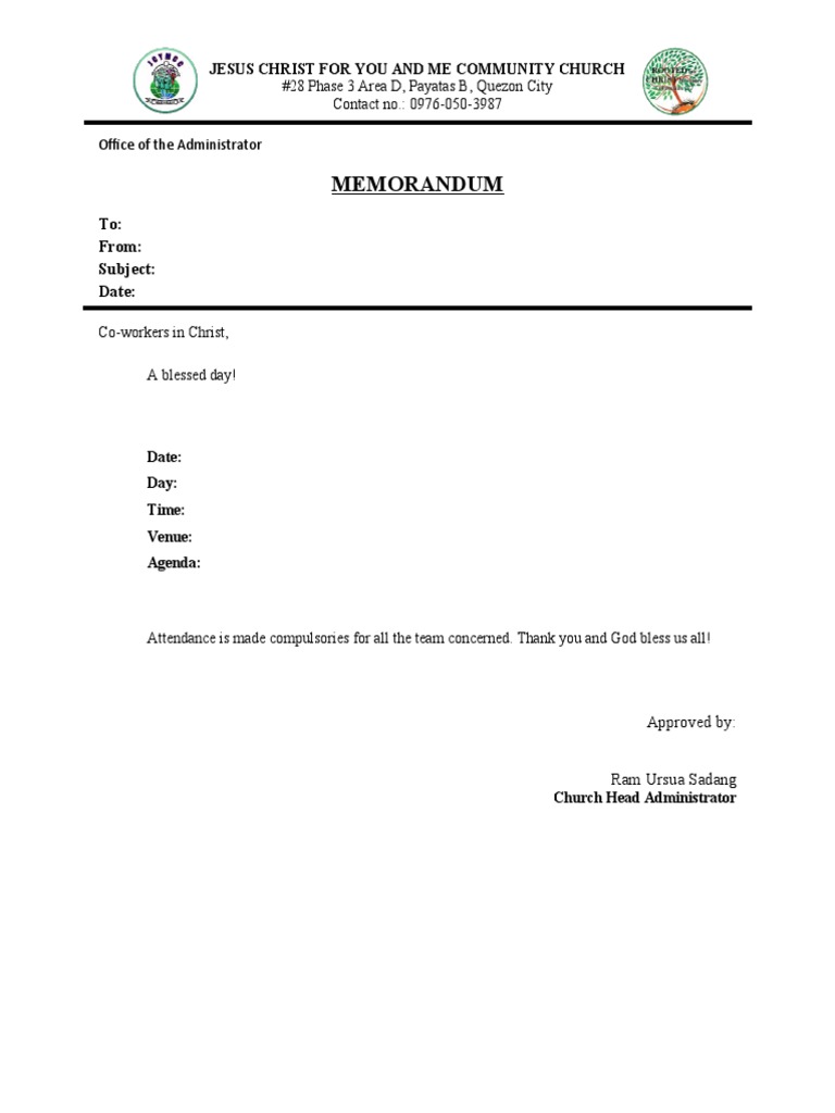 Updated Memo Template | PDF