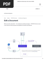 PSPDFKit Server Architecture Diagram - Edit A Document - PSPDFKit