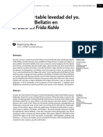 La Insoportable Levedad Del Yo Bellatin El Baño de Frida Kahlo