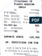 Ticket Pago Maleta Aeromexico