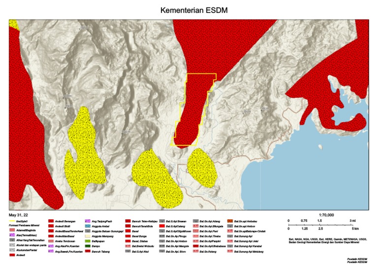 Peta Geologi dan Sumber Daya ESDM | PDF