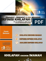 Pengertian Khilafah