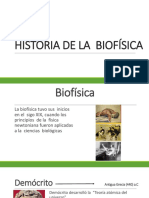 Historia de La Biofísica