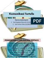 Komunikasi Tertulis Alvi Eyik