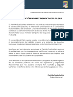 Comunicado PJ condena CFK Causa Vialidad