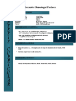 Sintesis Curricular Modelo PDF