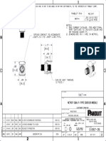 Netkey 3GHz F-Type Coupler Module Technical Drawing