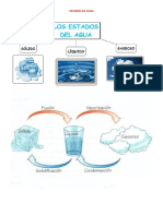 Esquema Sociales Los Estados Del Agua 2º Primaria