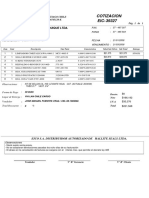 Cotización de kit de sellos para cilindro hidráulico