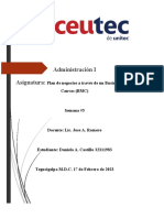 Administración I Asignatura:: Plan de Negocios A Través de Un Business Model Canvas (BMC)