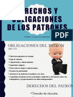 Derechos y Obligaciones de Los Patrones