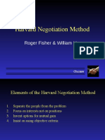 Harvard Negotiation Method Elements