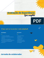 (Playbook) Avaliação de Experiência PDF