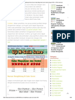 Cara Menghitung N-Gain Score Kelas Eksperimen Dan Kontrol Dengan SPSS - SPSS Indonesia PDF