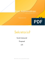 Ringkasan Tugas Sekretaris Dan Panduan Bikin Surat PDF