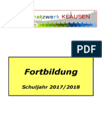 Fortbildungsbroschüre Schuljahr 2017-18