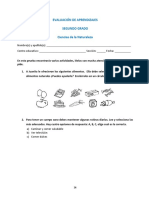 Orientaciones Evaluación Diagnóstica SEGUNDO GRADO NATURALES