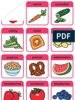 Matching Cards - Alimentos