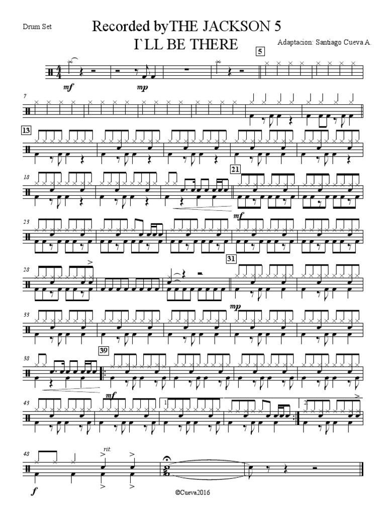 Ill Be There PDF Percu PDF PDF