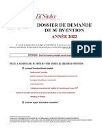 DOSSIER DE DEMANDE DE SUBVENTION 2022.odt