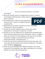 Copia Di Modello CV Pronto All'uso by School of Work