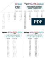 7.sınıf Kurumsal Deneme 3 Cevap Anahtarı (2023) PDF