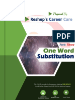 One Word Substitution 