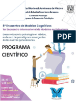 Programa Científico Congreso Fes Zaragoza