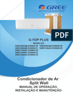 Gree ar condicionado manual