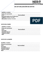 Actualizacion de Datos Neb PDF