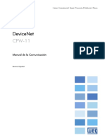 WEG CFW 11 Manual de La Comunicacion Devicenet 10000105521 Manual Espanol