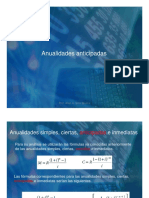 Anualidades Simples Ciertas Anticipadas e Inmediatas PDF