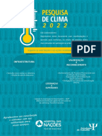 Pesquisa Clima 2022 PDF