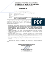 Nota Dinas Update Data Penilaian Indeks Profesionalitas (Ip) Asn Tahun 2023 Bojonegoro