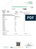Informe de Resultados de Análisis: Paciente: Reyes Galarreta, Kiara Arlett