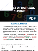 The Set of Rational Numbers